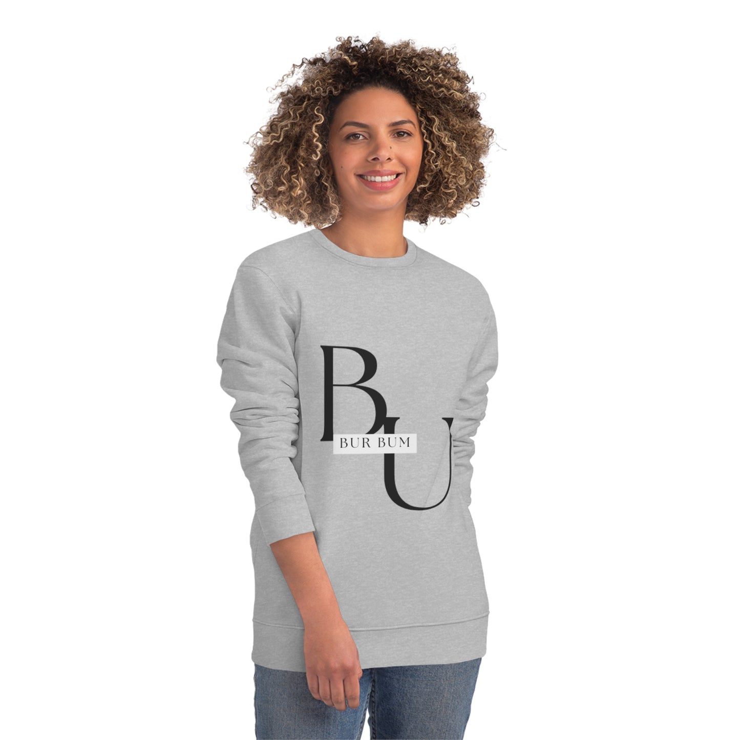 Bur Bum BU Black Lettering Sweatshirt