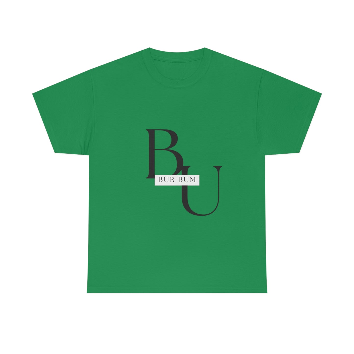 Black Lettering Bur Bum BU Tee