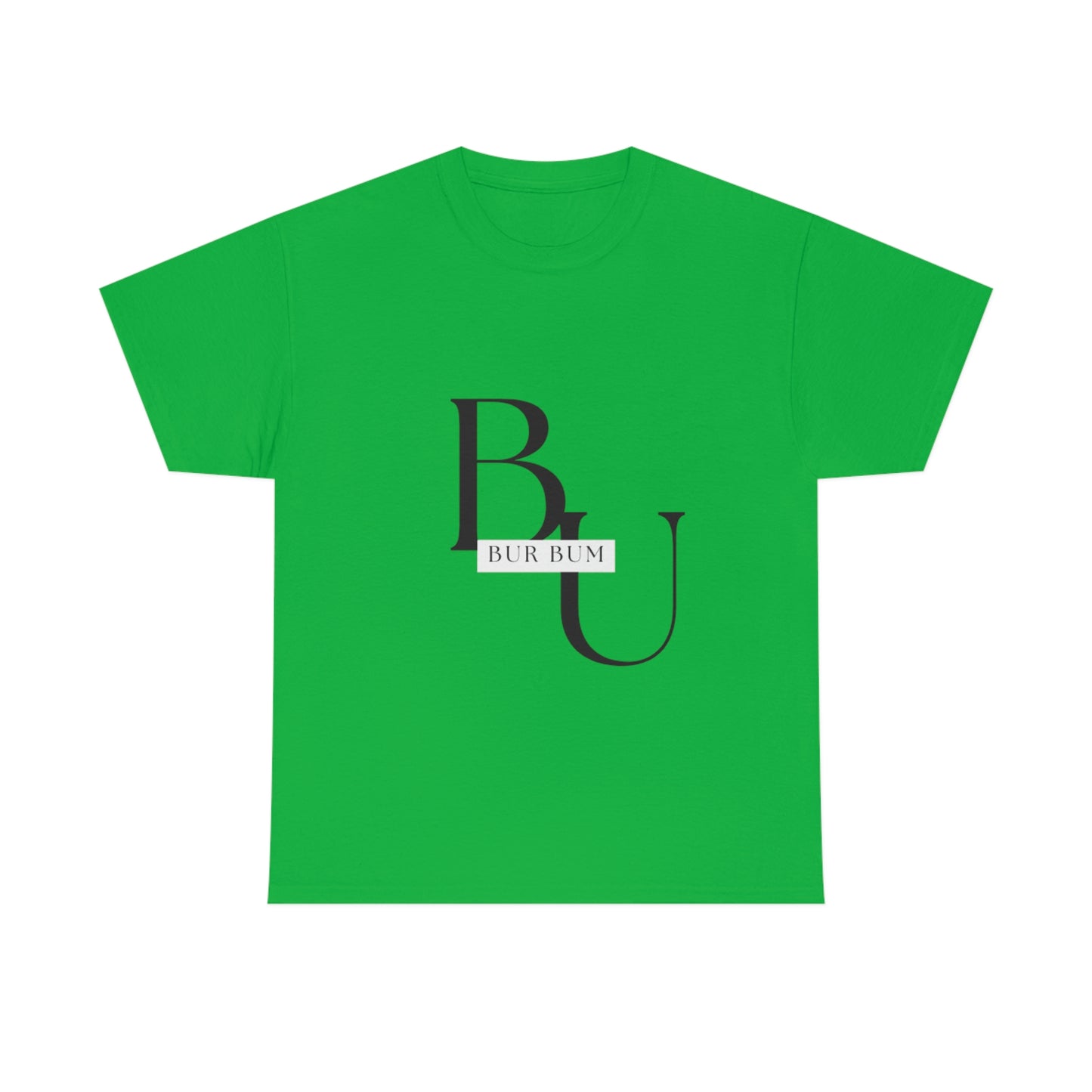Black Lettering Bur Bum BU Tee
