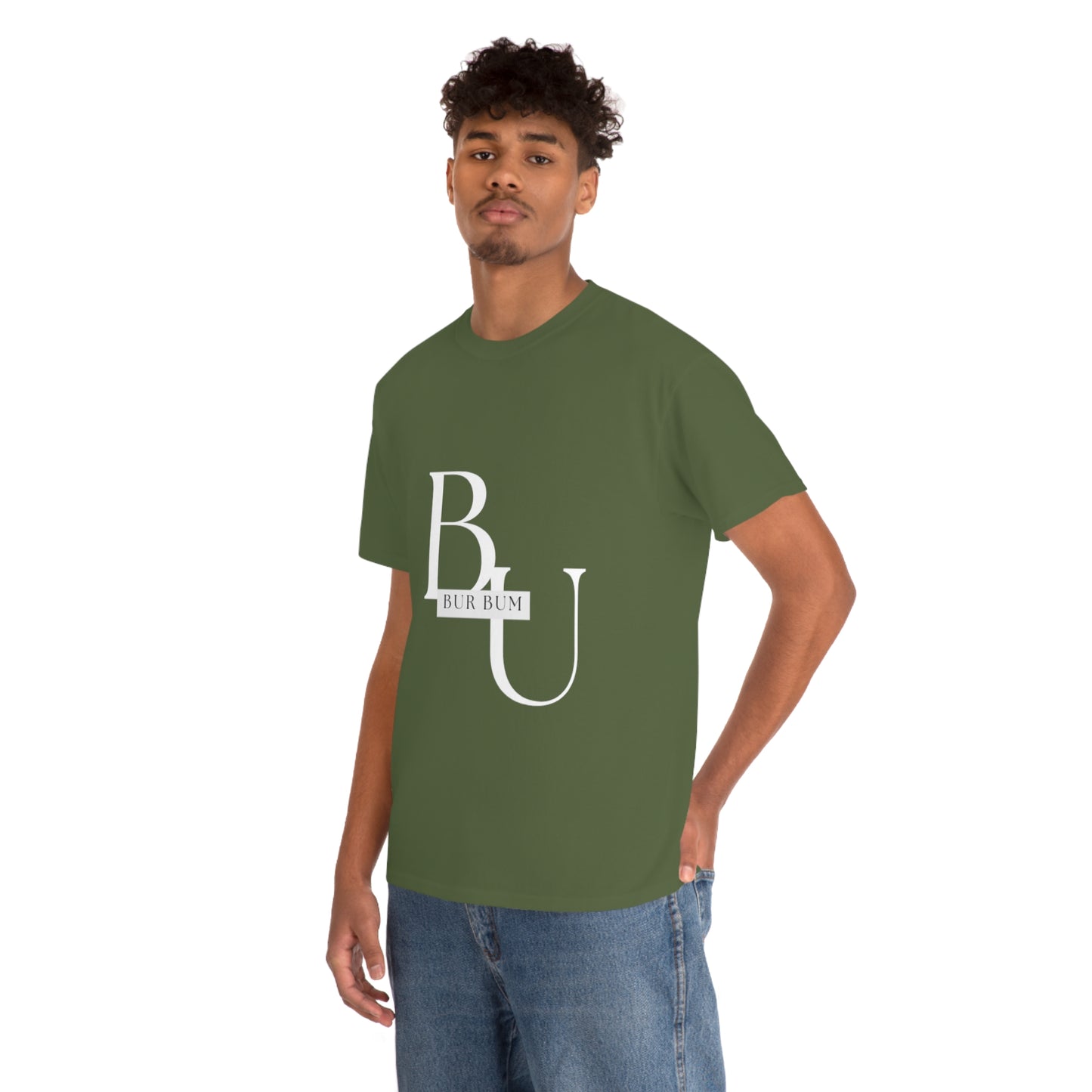 White Lettering BU Tee