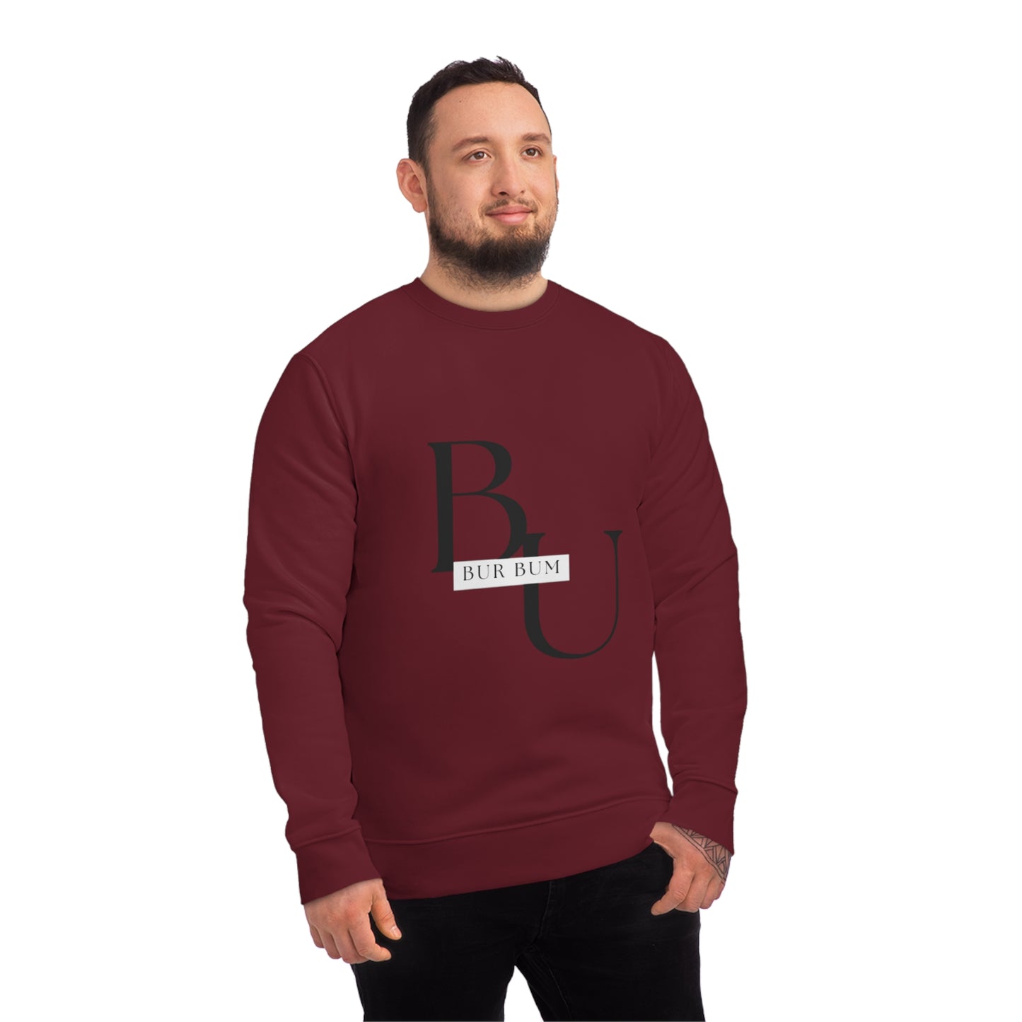 Bur Bum BU Black Lettering Sweatshirt