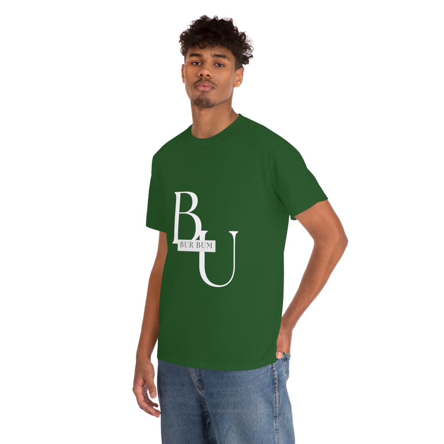 White Lettering BU Tee