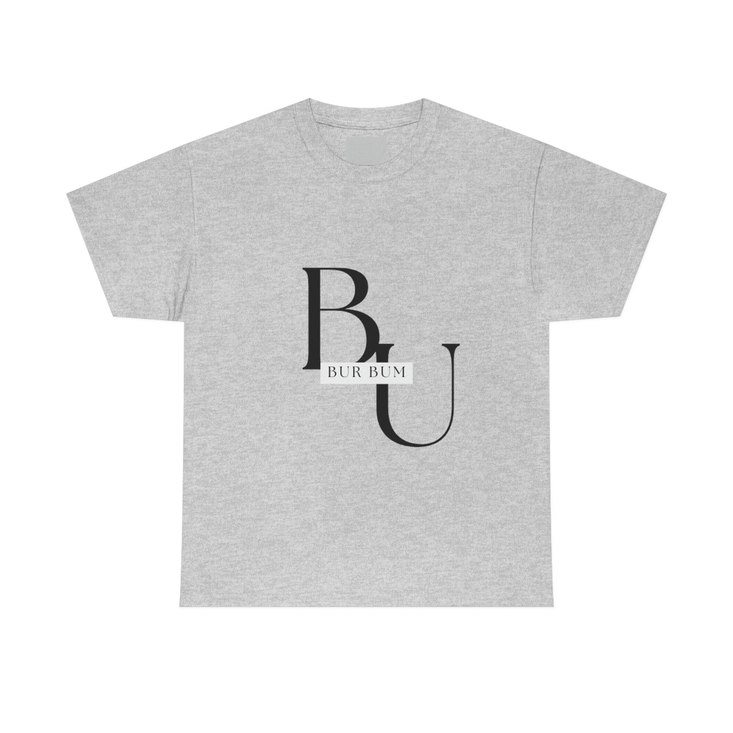 Black Lettering Bur Bum BU Tee
