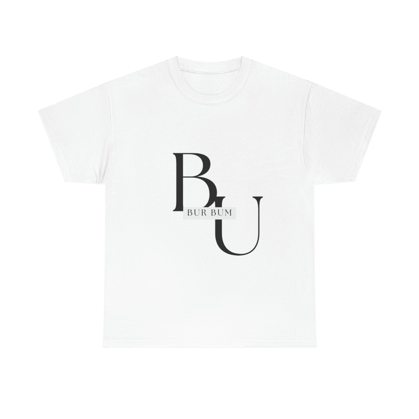 Black Lettering Bur Bum BU Tee