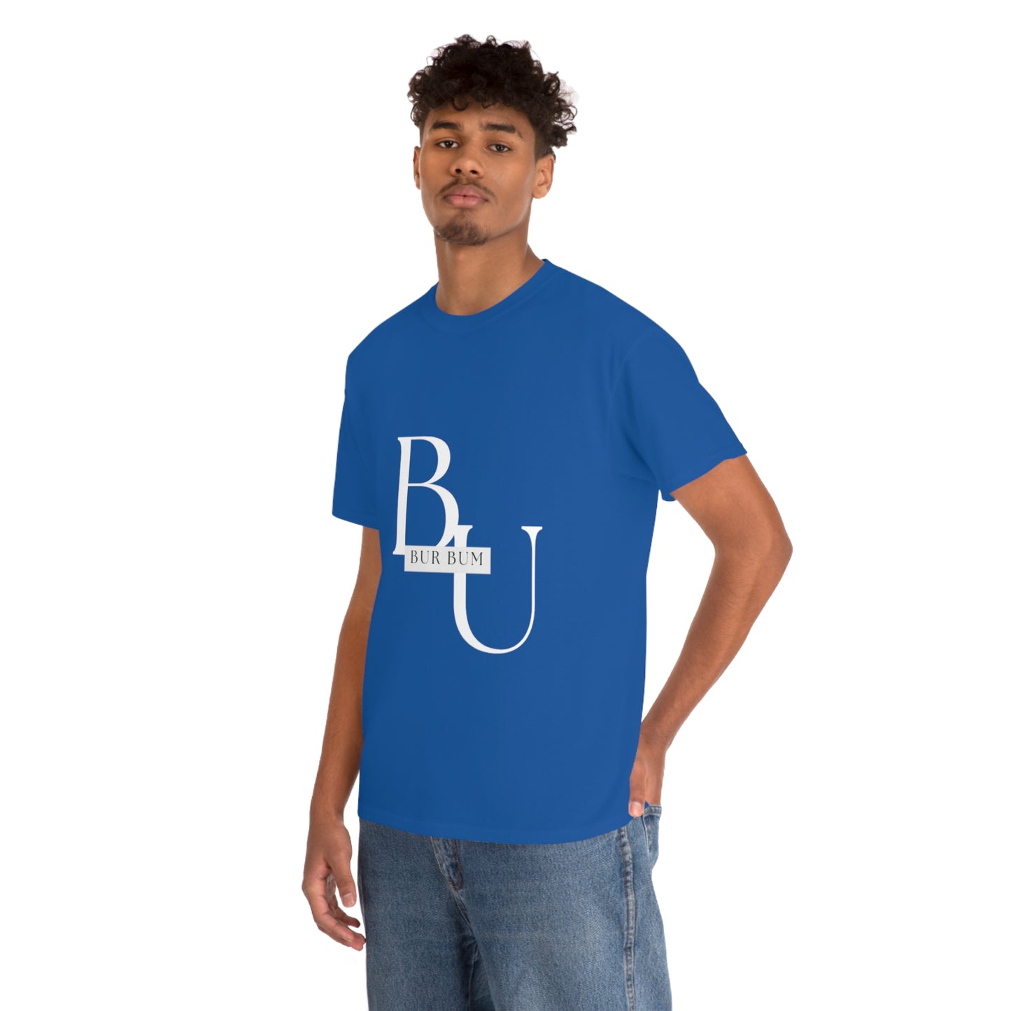 White Lettering BU Tee