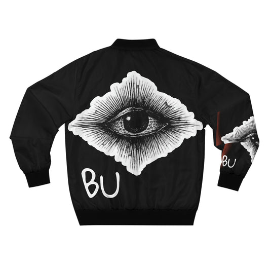 Black All Seeing Eye Bomber Jacket
