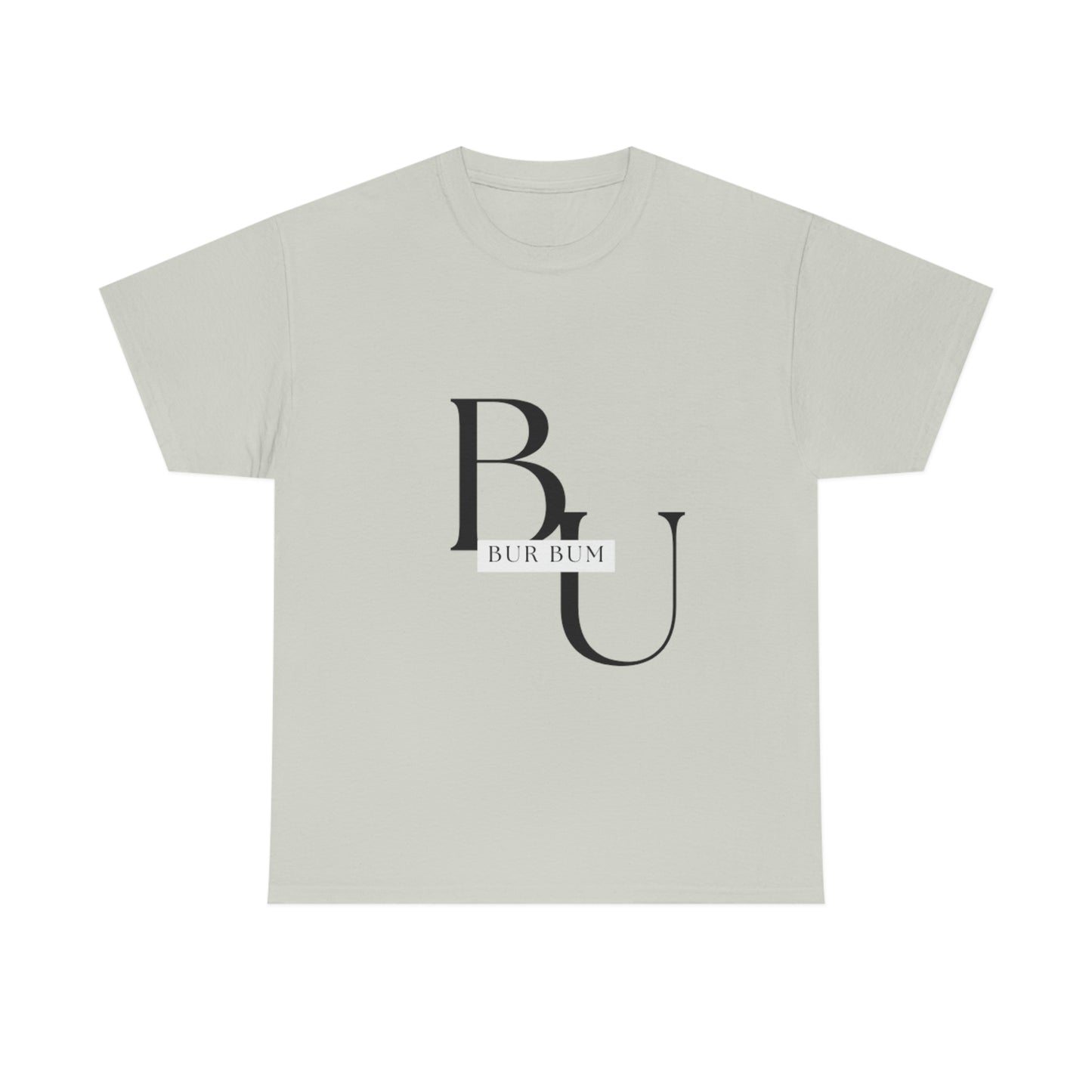 Black Lettering Bur Bum BU Tee