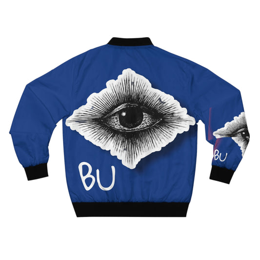 Blue All Seeing Eye Bomber Jacket