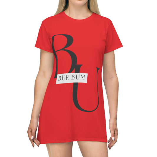 All Over Print T-Shirt Dress