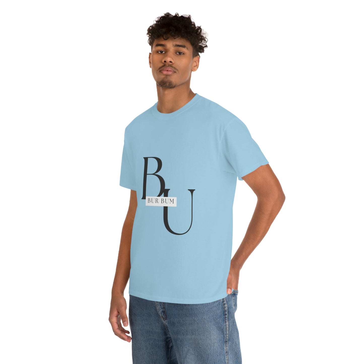 Black Lettering Bur Bum BU Tee