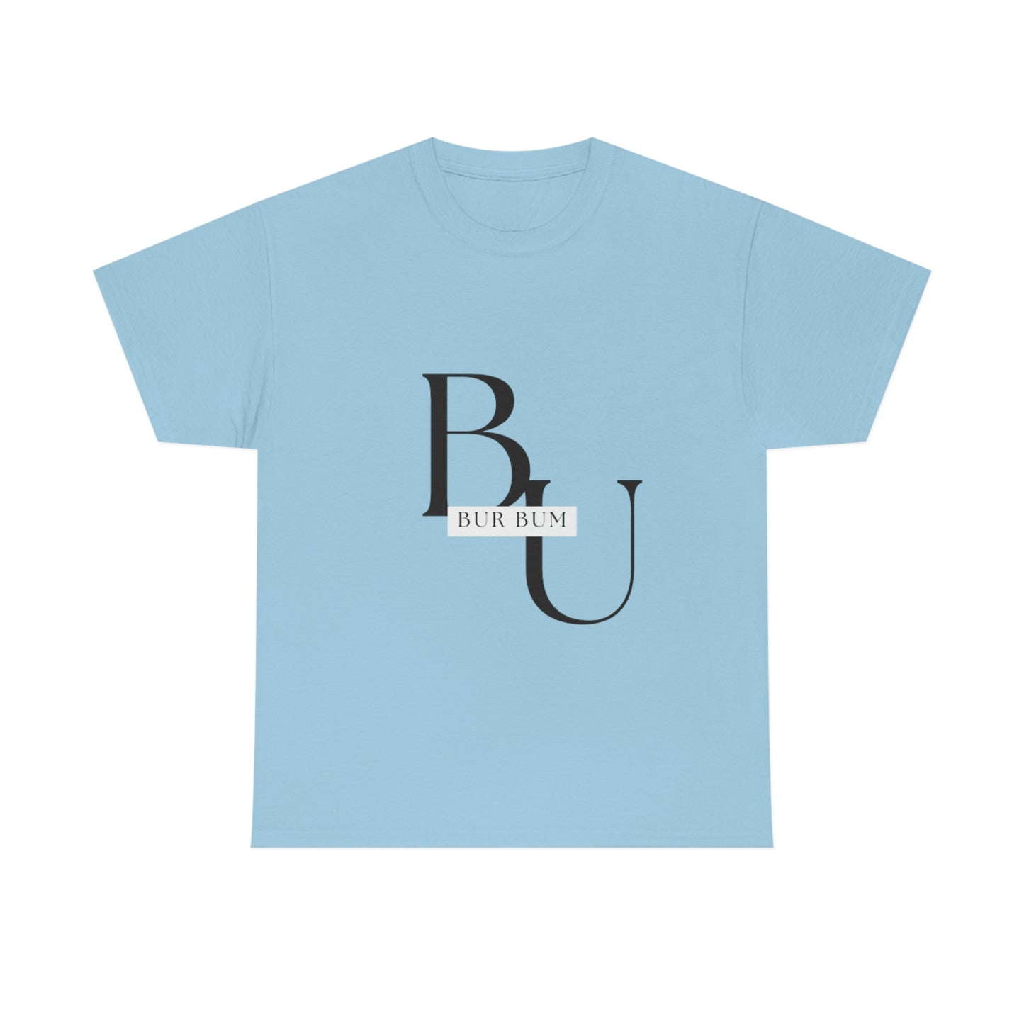 Black Lettering Bur Bum BU Tee