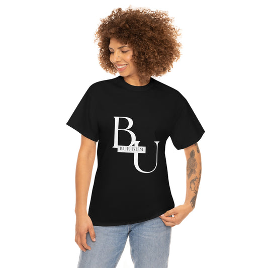 White Lettering BU Tee