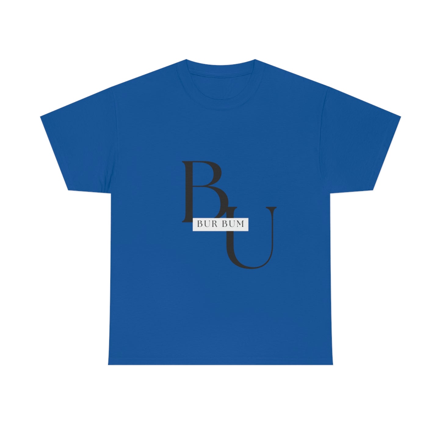 Black Lettering Bur Bum BU Tee