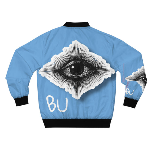 Carolina Blue All Seeing Eye Bomber Jacket
