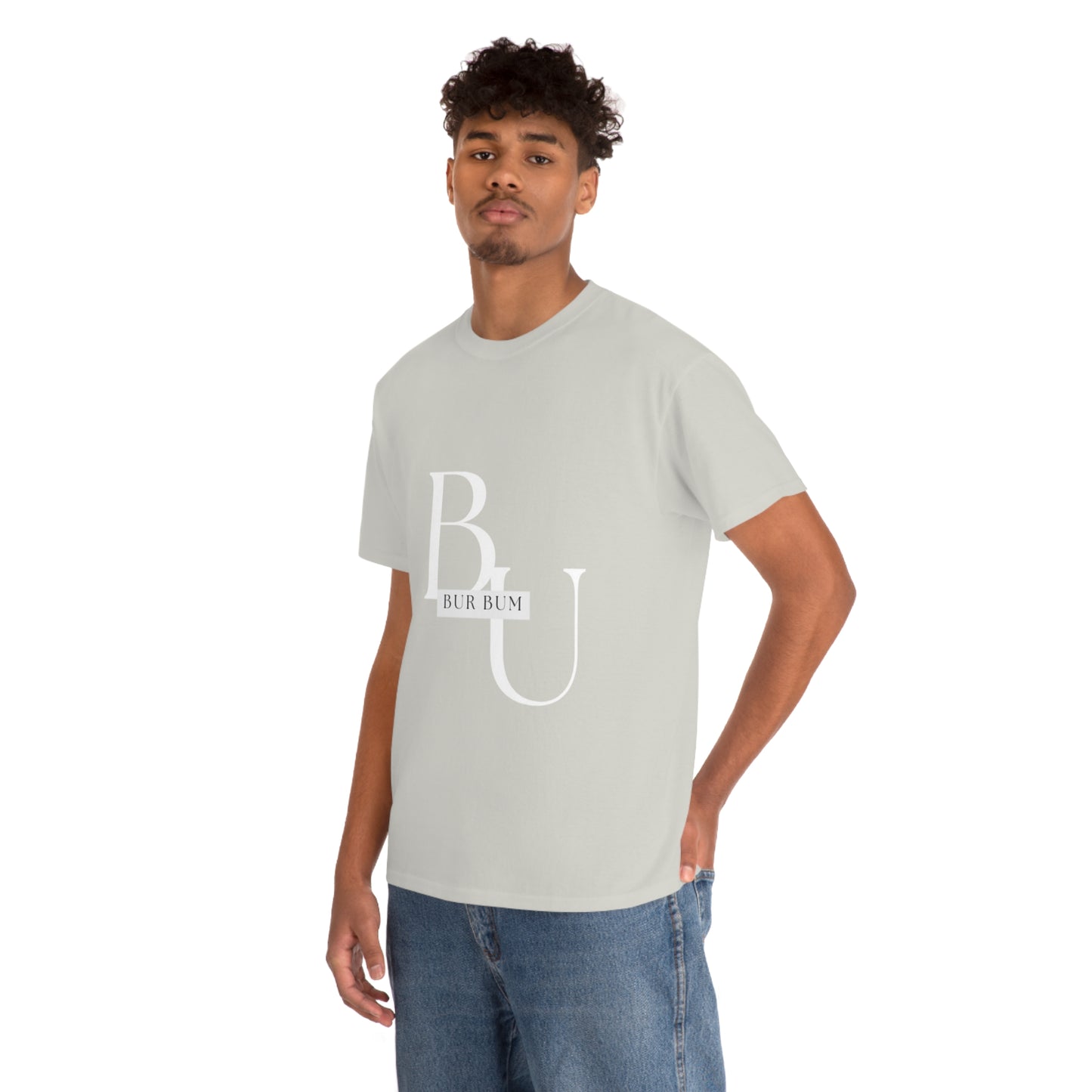 White Lettering BU Tee